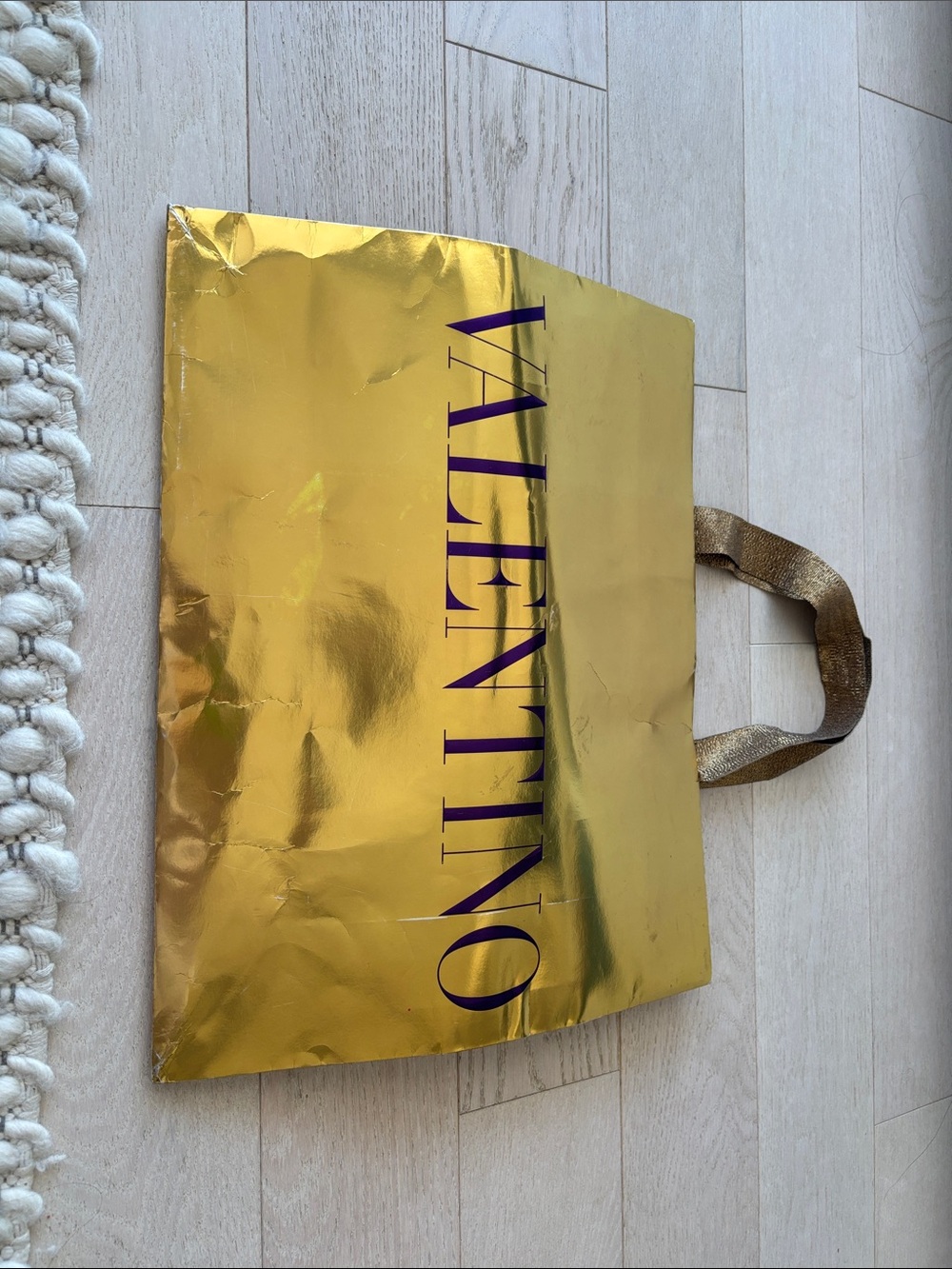 Valentino paper shopping bag
